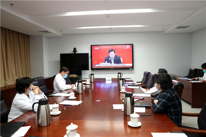 北京天坛医院党委组织学习党的十九届六中全会精神